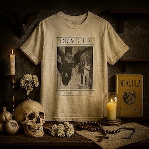Dracula by Bram Stoker 1916 Rider & Son Cover T-Shirt - Vintage Literary Classic
