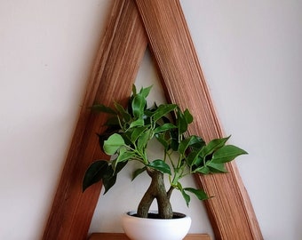 Reclaimed Cedar Wall Stand