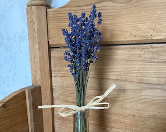 Dried lavender, harvest 2023, dried flowers, home decoration, 1 bunch - 50 pieces, DIY, home grown