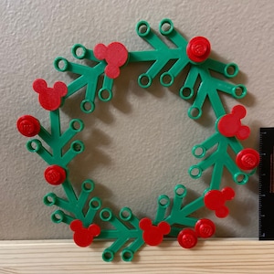 Disney inspired 3D Printed Mickey Holly Leaf Wreath