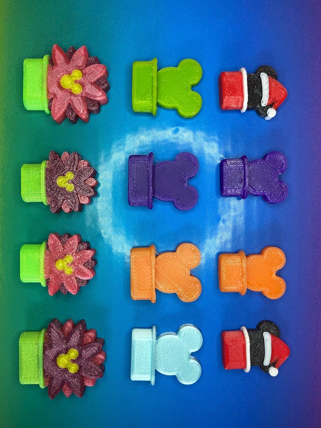 3D Printed Mickey Inspired Coffee Stoppers-straw Buddies-accessory ...