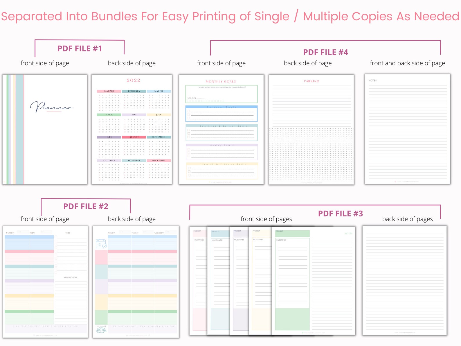 ADHD Planner Printable ADHD Organizer for Adults Etsy