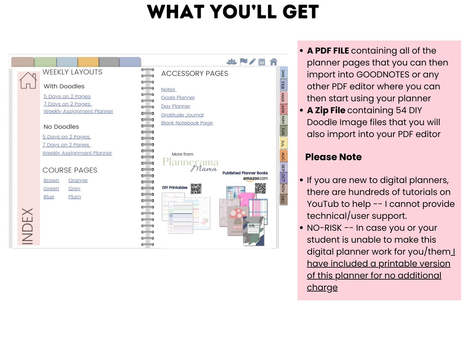 Digital ADHD Homework Planner, Executive Function Skills Support ...