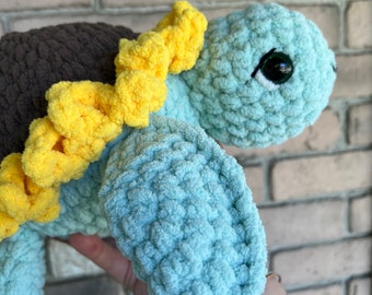 Crochet Sunflower Turtle