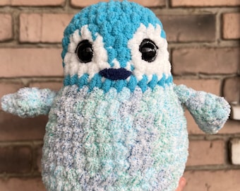 Crochet Baby Penguin (Blue)