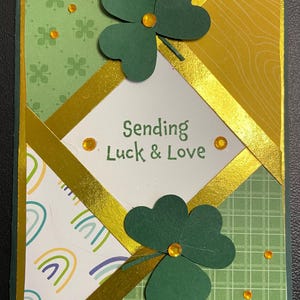 Carte faite main pour la Saint-Patrick 2025