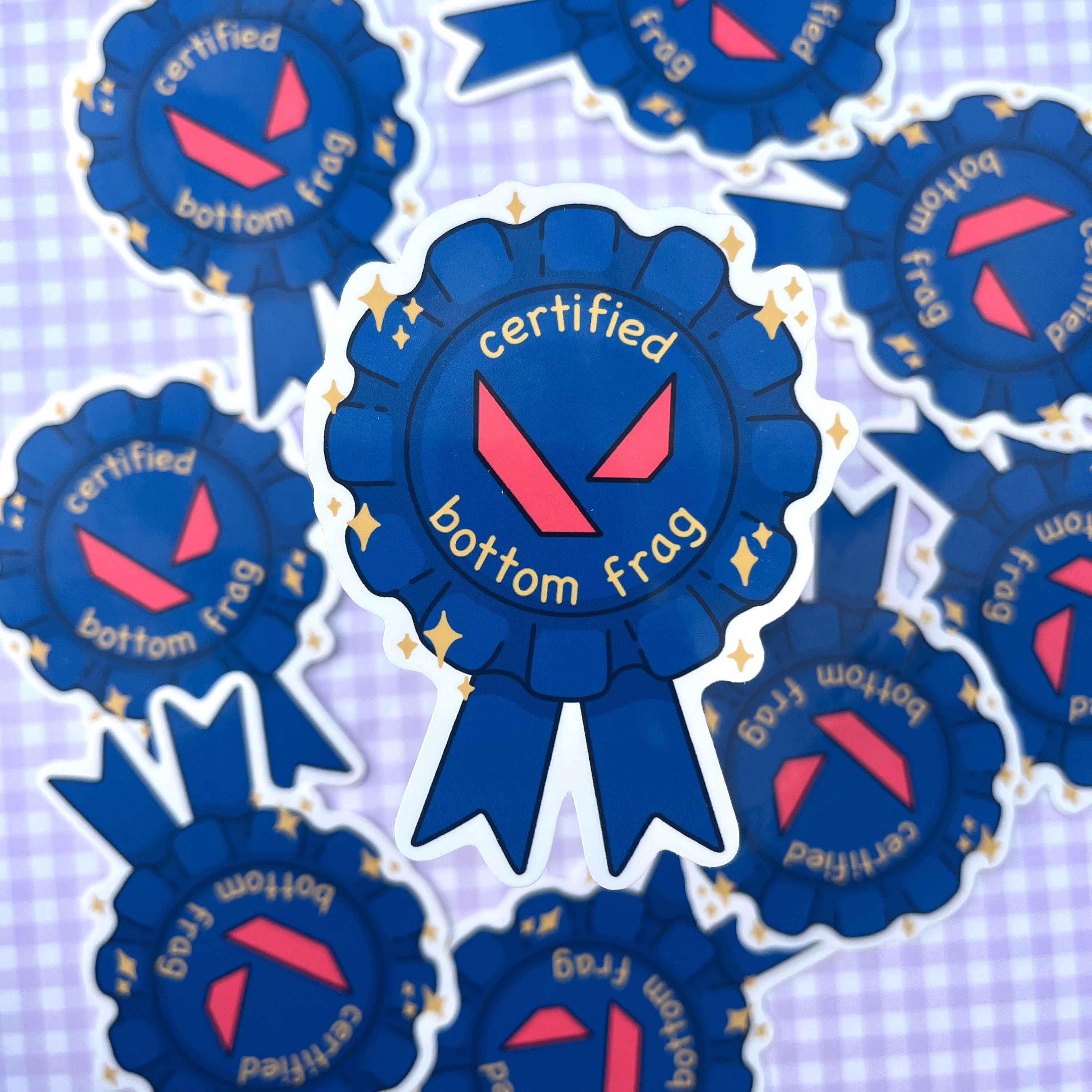 Bottom Frag Valorant Sticker | Flower Sticker | Gaming Sticker | Gamer Sticker | Valorant Spray | Riot Games | Valorant Agents