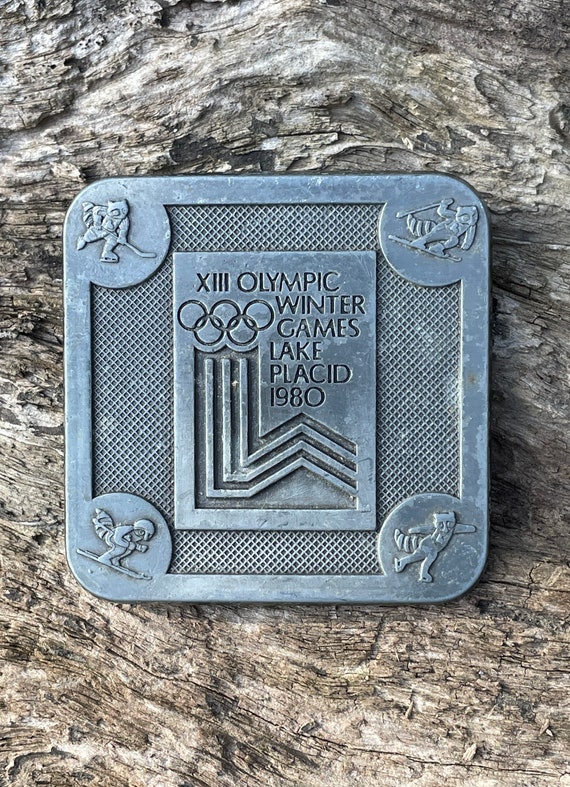 Vintage 1980 USA Olympic winter games, Lake Placid