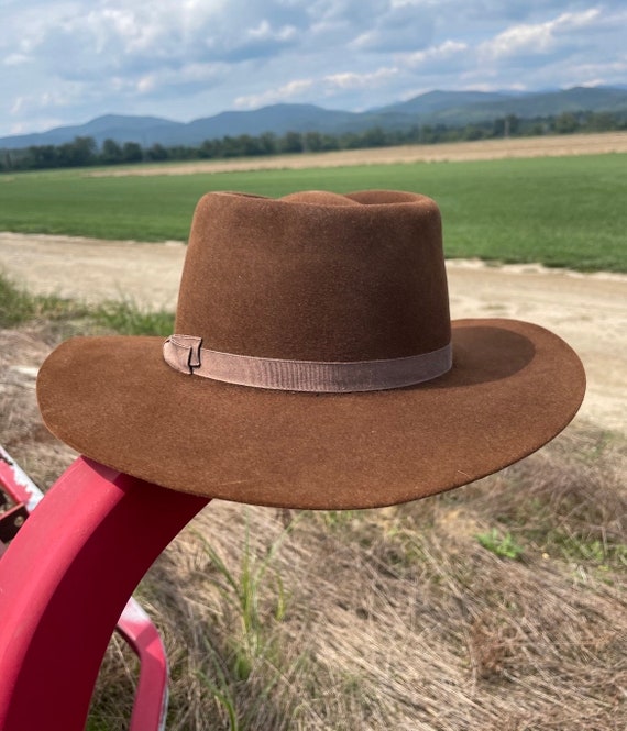 Vintage handmade Cowboy Hat, Fedora, Nathaniel’s m