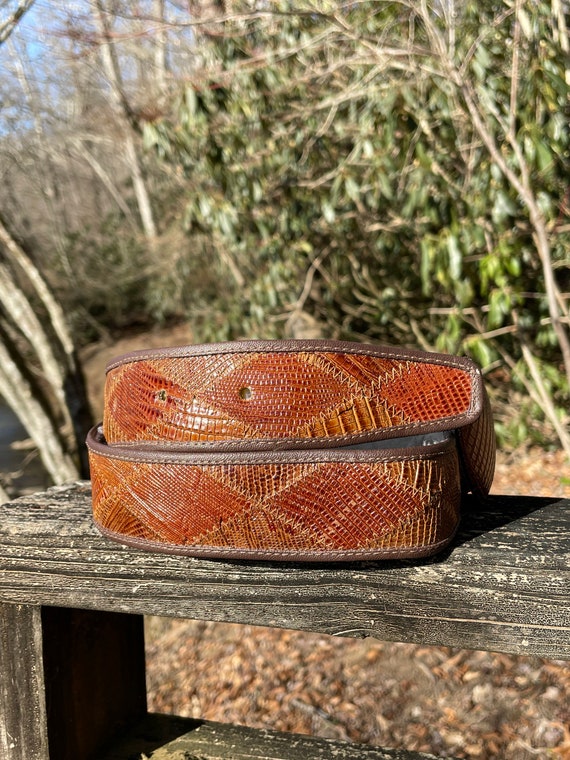 Vintage Reptile leather belt
