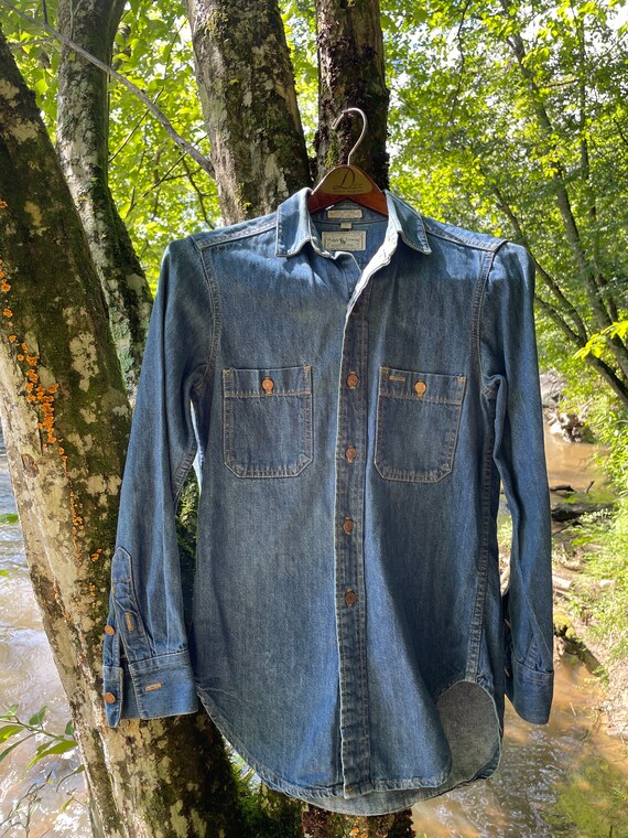 Vintage Western Ralph Lauren denim snap shirt