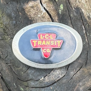 Vintage LCL Transit Co.  belt buckle