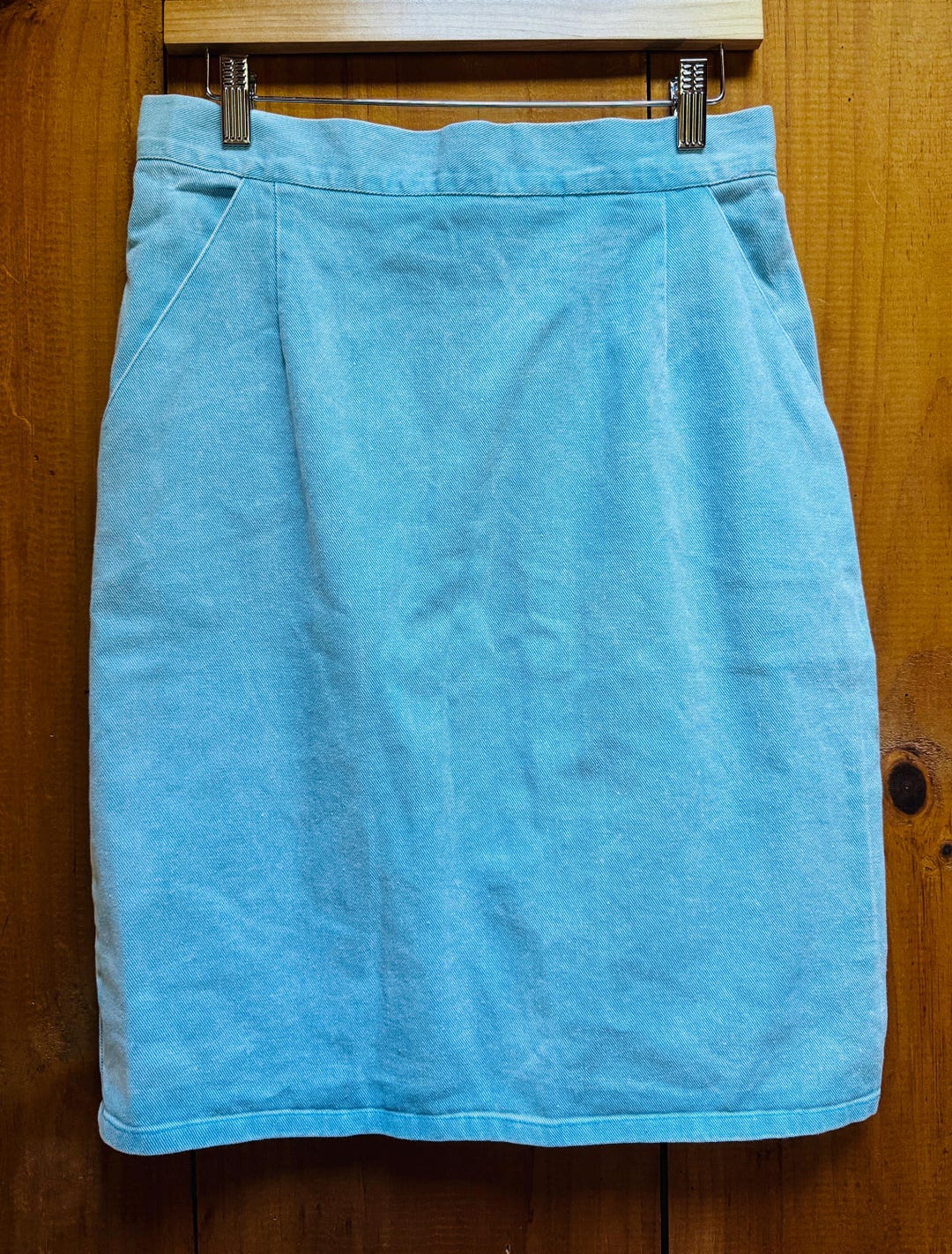 vintage-turquoise-denim-skirt-etsy