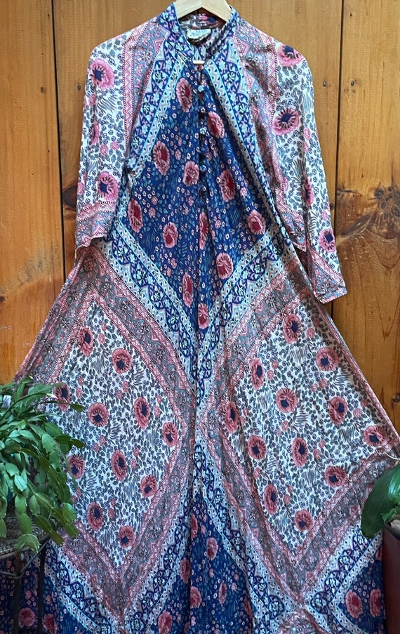 Vintage 1970’s Adini cotton Caftan made in India