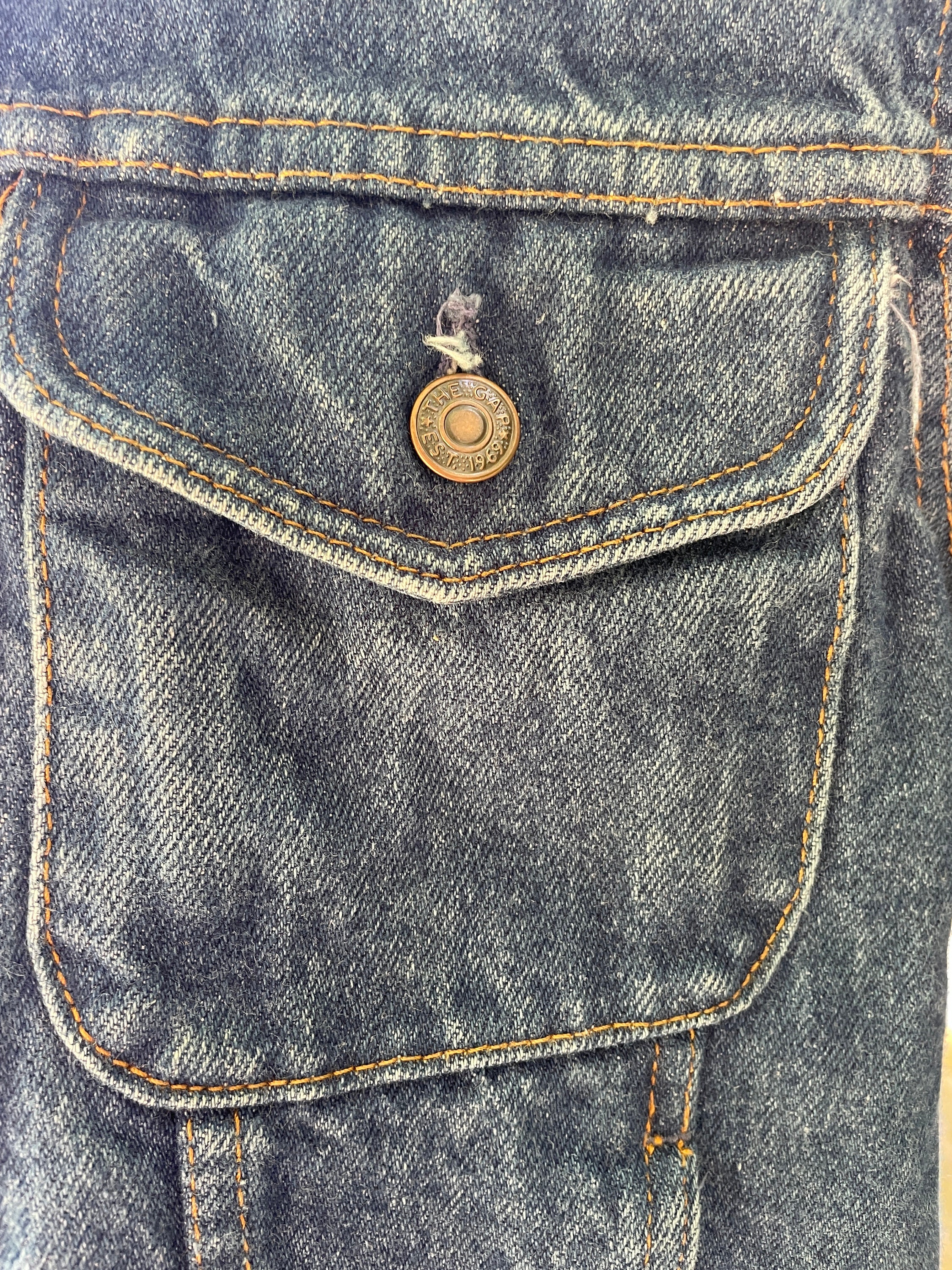 Vintage 70s/80s Gap Denim Jean Jacket - Etsy