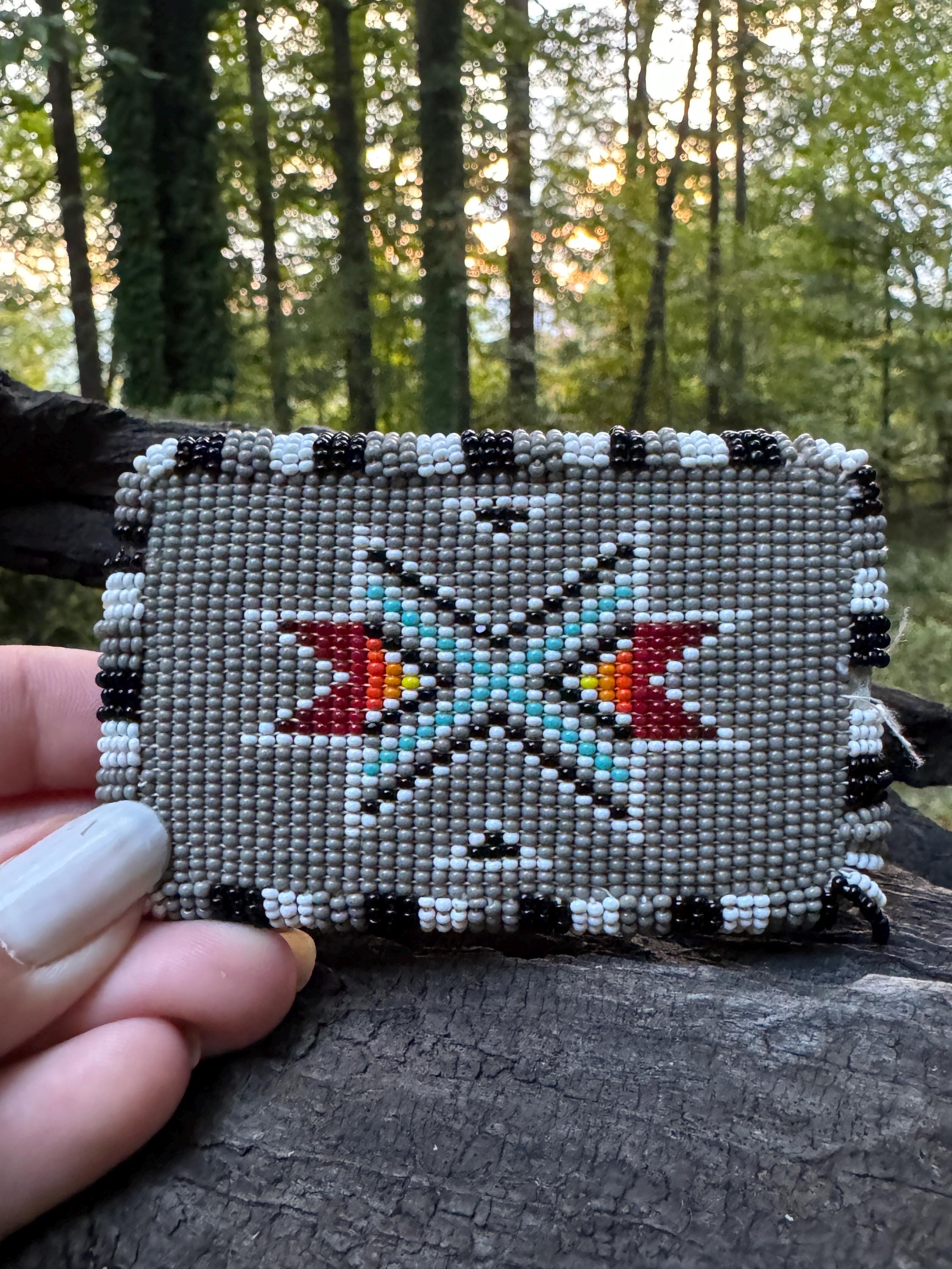 Vintage Native American Style Seed Bead Belt Buckle - Etsy
