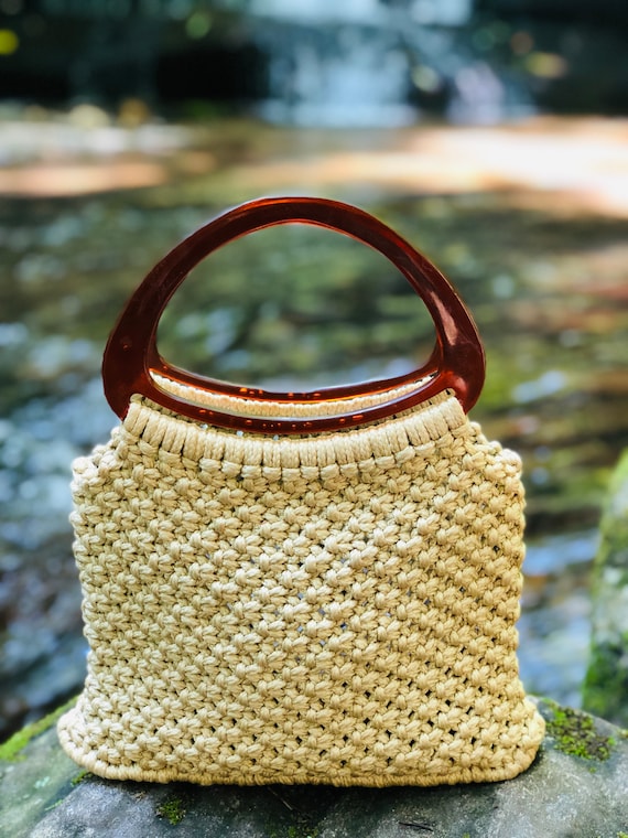 Vintage Macrame purse