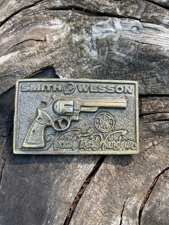 belt buckle vintage 1970s Gem