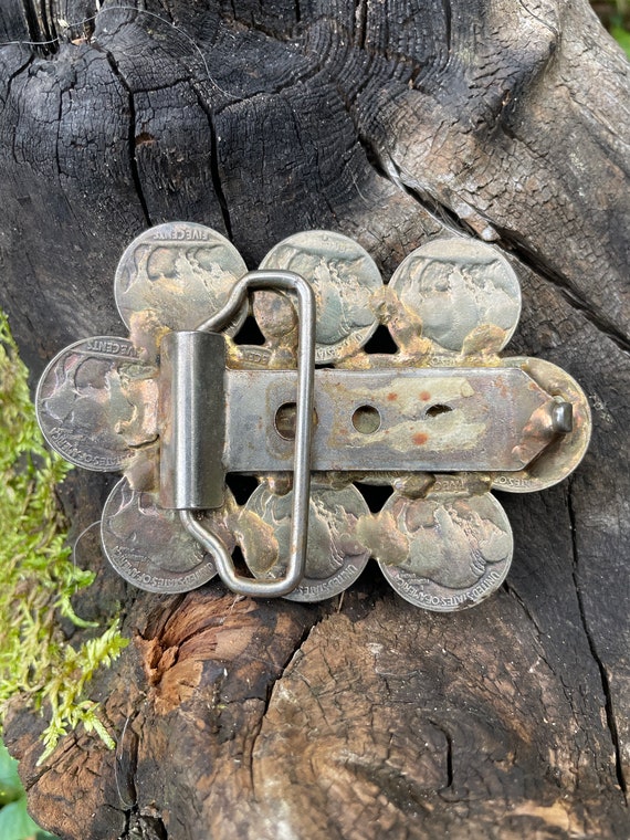 Vintage Buffalo Nickel belt buckle - image 2