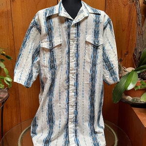 Vintage 80s Panhandle Skim Southwestern Pearl snap shirt
