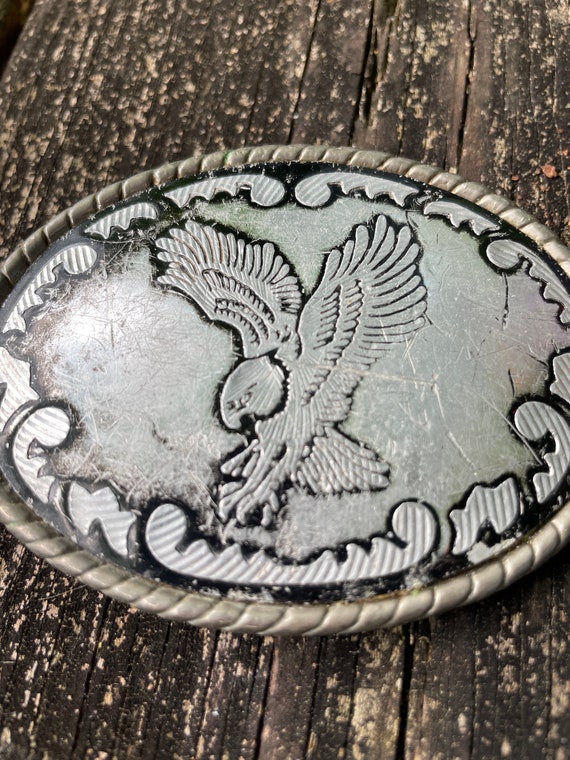 Vintage Eagle belt buckle - image 2