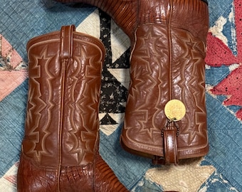 Vintage Tony Lama cowboy boots