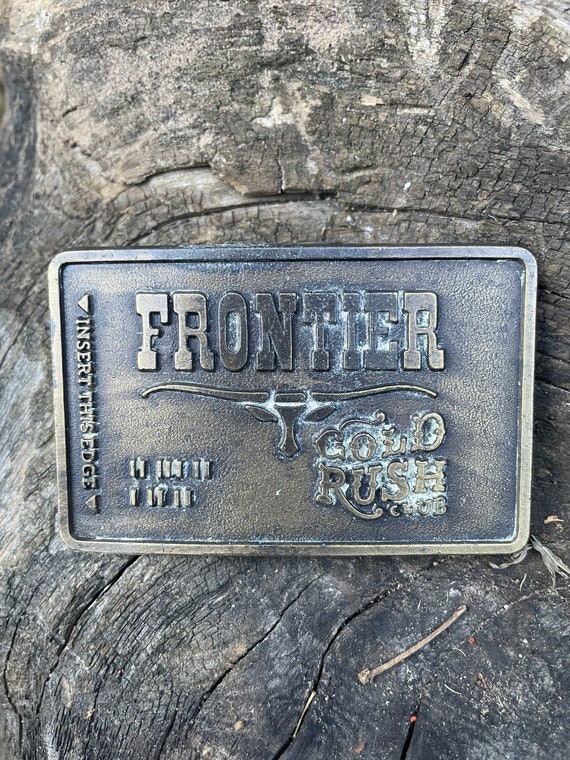 Vintage Frontier belt buckle