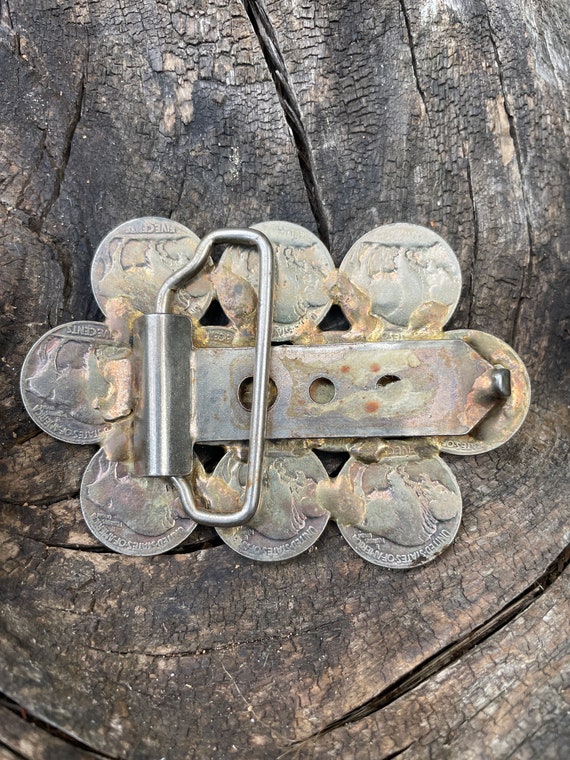 Vintage Buffalo Nickel belt buckle - image 3