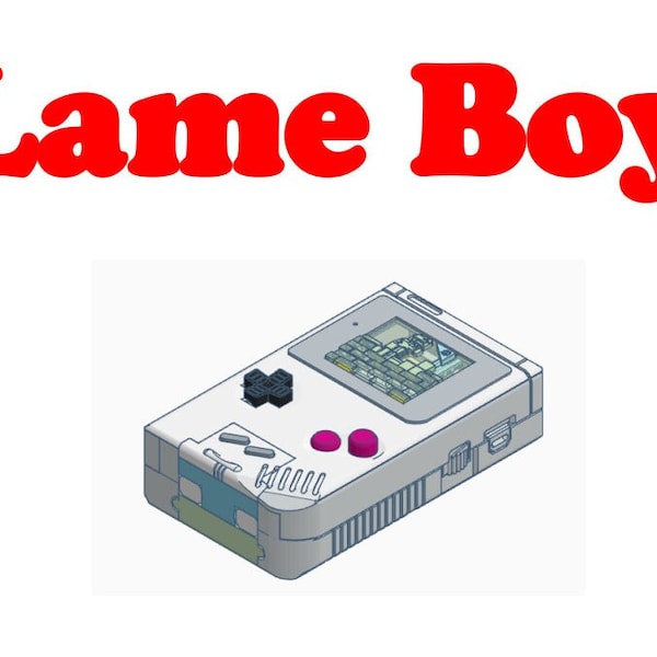 STL file "Lame Boy" - A fun blaster + reactive shooting targets "lameboy"