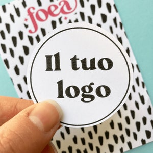 Etichette adesive personalizzate // Adesivi personalizzabili, con logo, grafiche // Personalizzati, matrimonio, battesimo, compleanno immagine 1