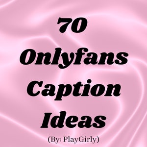 70 Onlyfans Caption Ideas - Etsy