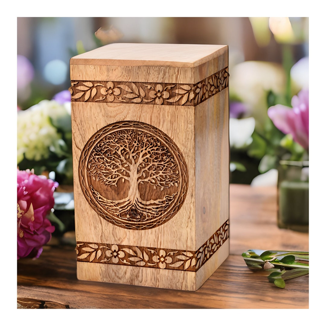 Large Urn for Human Ashes Box for Cremation Urn for Funeral Urn for