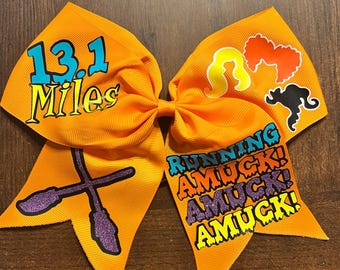 Disneyland Halloween Half Marathon 2024 Cheer Bow