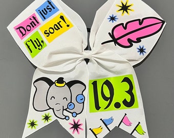 Run Disneyland Dumbo Double Dare Cheer Bow