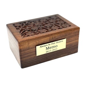 Pet Urn, pet urns, pet urn small dog, wooden cremation urns, small wooden urn box, Rosewood Pet Urn, Personalized Pet Urn, dog urn, cat urn, wooden pet urn, wood urn for pet, small pet urn, wooden dog urn for ashes, dog urns, cremation urn for ashes
