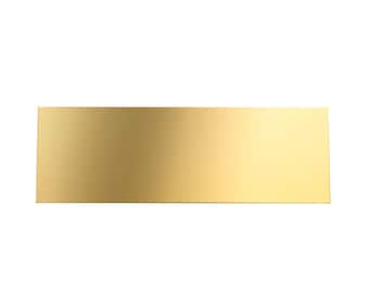 Personalisierte Messing oder Silber Platte