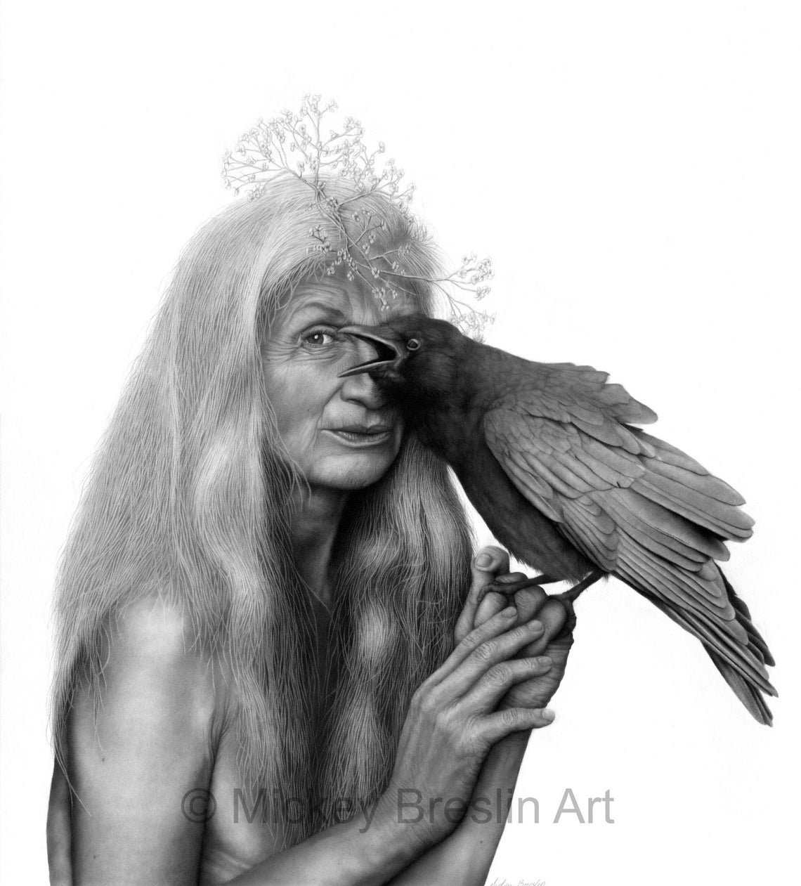 Draw Morrigan Morrigan - Mickey Breslin Pencil Drawing Print - Etsy UK