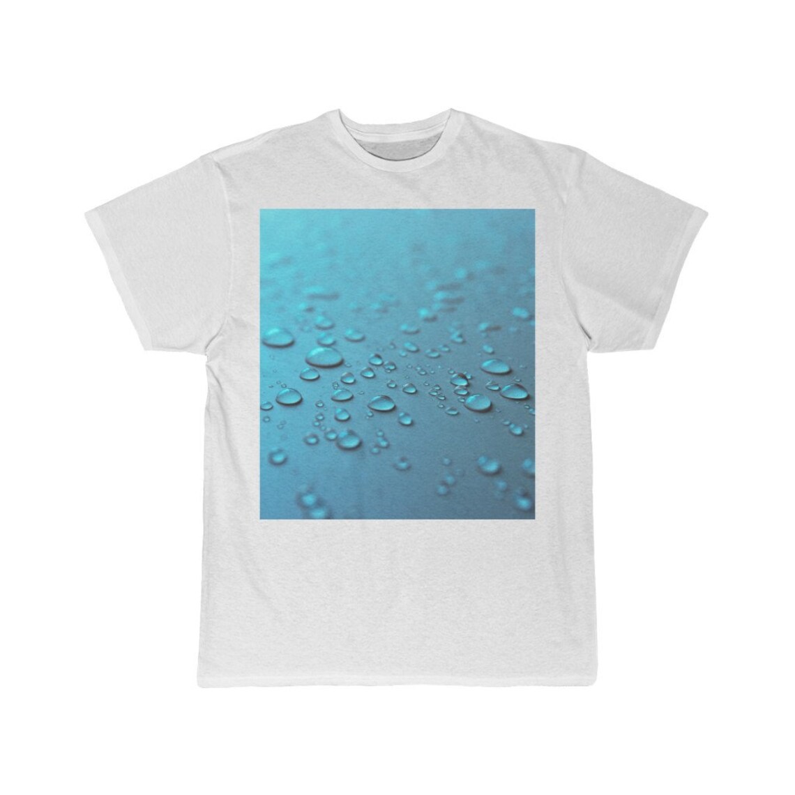 Men's Short Sleeve Tee Tshirt Water Water Drops Etsy