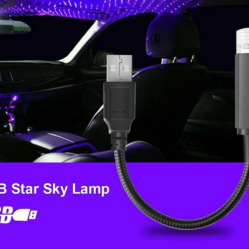 USB Car Interior Roof LED Star Light 