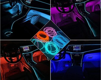 Car Interior Atmosphere Strip Light LED Decor Accessories 9.8FT