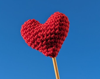 Crochet 3D Heart Pattern, Amigurumi Crochet Heart, Crochet Written Pattern, Crochet Heart, Brunaticality