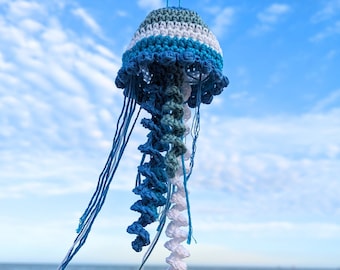 Crochet Jellyfish Written Pattern, Crochet Pattern, Crochet Jellyfish, Brunaticality