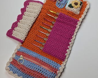 Crochetto Hook Case Crochet Pattern, Crochet Hook Organizer, Crochet Hook Case