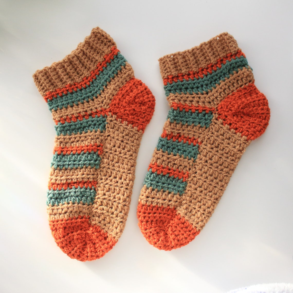 Crochet Socks Pattern Origami Crochet Socks Pattern Easy Etsy UK