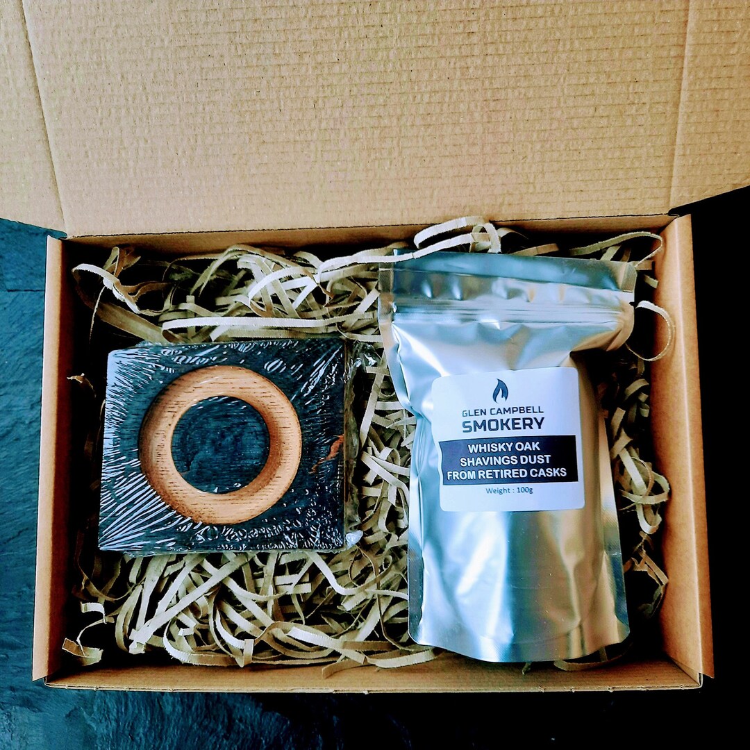 Cocktail Glass Smoker & Whisky Oak Barrel Shavings Dust Etsy UK