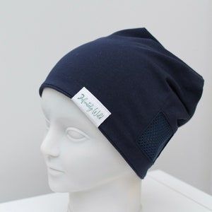 Cochlear Implant/Hearing Aid Beanie Hat  - Solid Colour