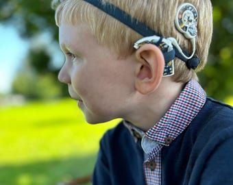 Elastic Headband for Cochlear Implants