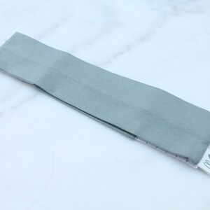 Organic Cotton Straight Headband  - Solid Colour