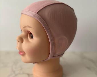 Pilot Cap for Cochlear Implants and Hearing Aids - Solid Colour