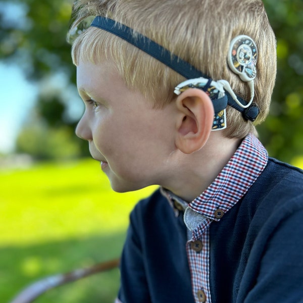 Elastic Headband for Cochlear Implants